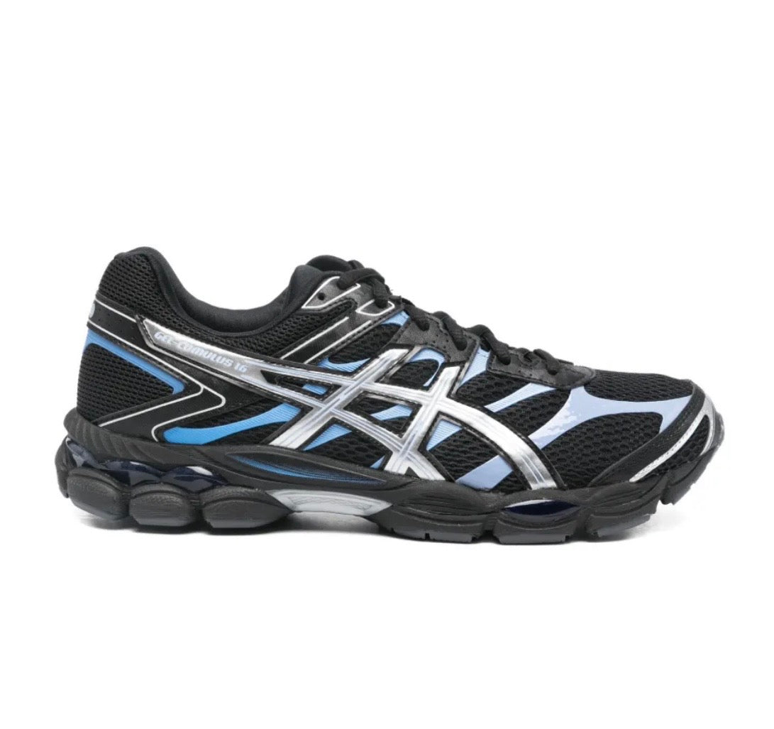 ASICS Gel cumulus black blue - high-performance athletic footwear in Black with advanced cushioning