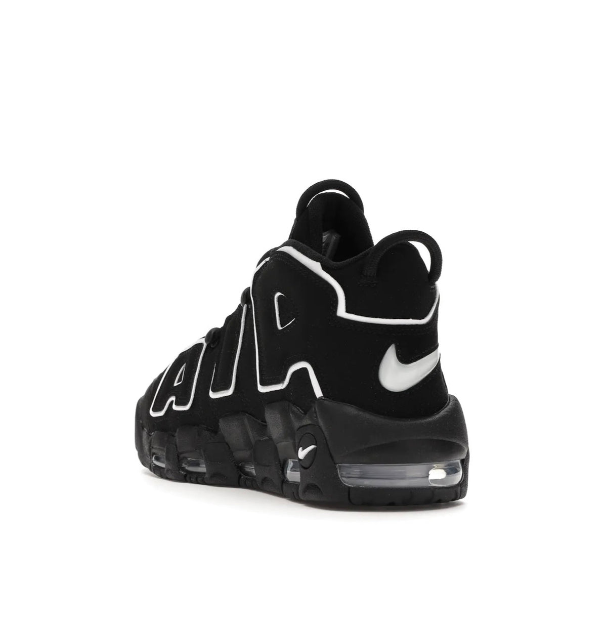 Nike Uptempo Black White high-performance athletic footwear Black