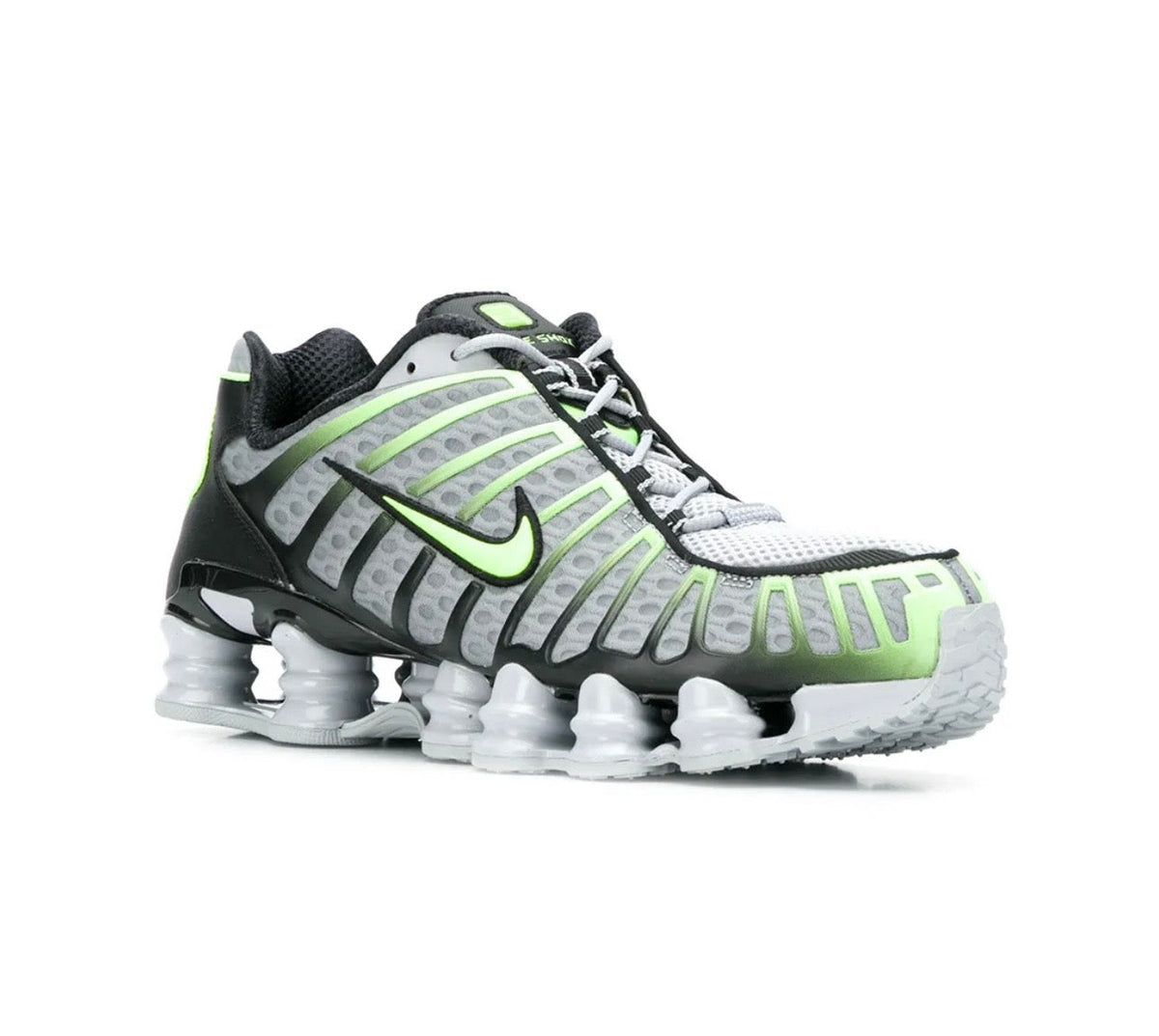 Nike Shox Grey Green - high-performance athletic footwear in Green with advanced cushioning