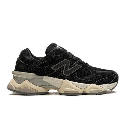 New Balance 9060 Suede black lace up - high-performance athletic footwear in Black with advanced cushioning