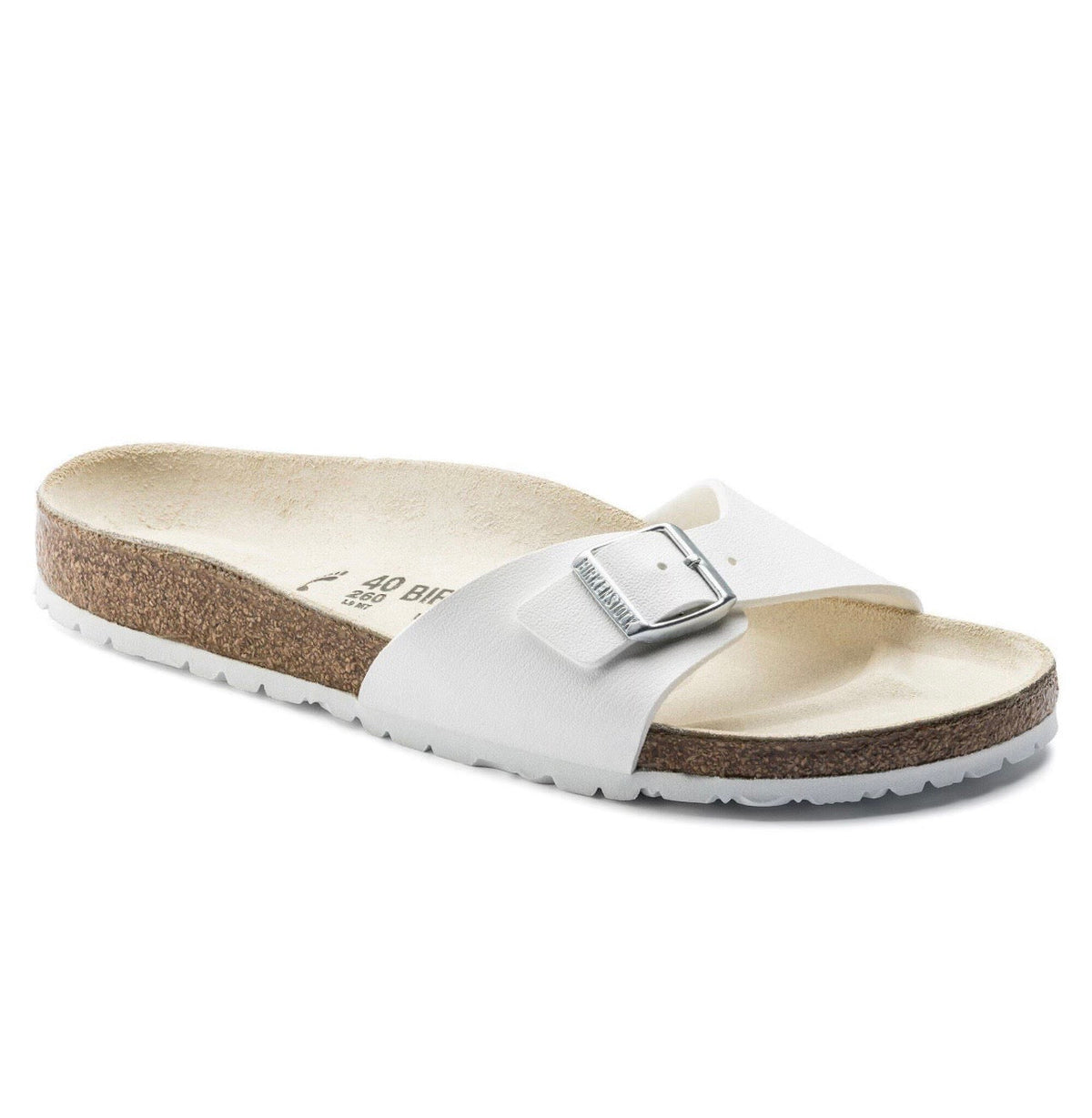 Birkenstock Madrid White Silver - high-performance athletic footwear in White with advanced cushioning