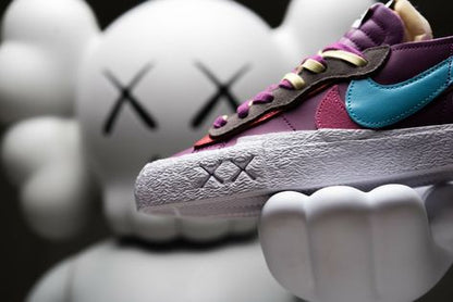 Nike Blazer Low Sacai Kaws Purple Dusk - high-performance athletic footwear in Purple with advanced cushioning