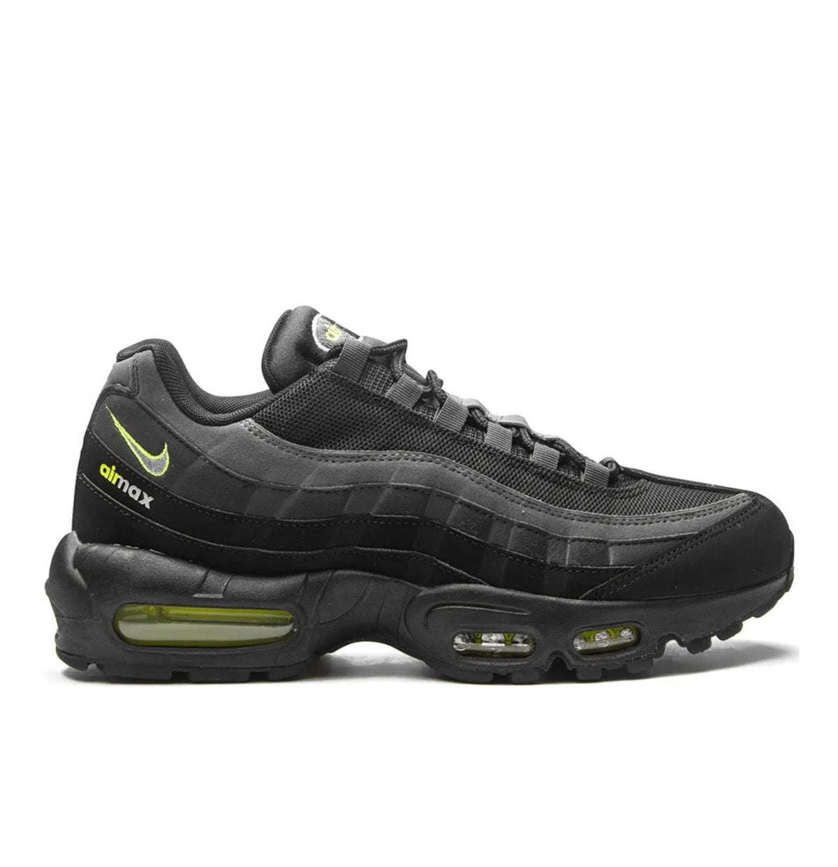Nike air Vapormax 95?grey black green - high-performance athletic footwear in Black with advanced cushioning