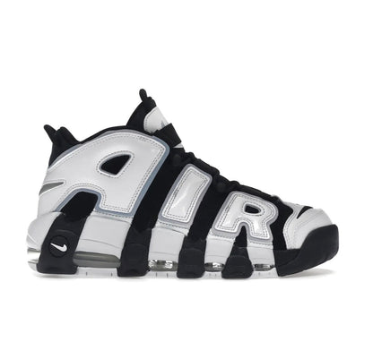 Nike Uptempo black White high-performance athletic footwear Black