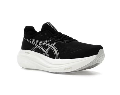 Asics Nimbus 27 Black White - high-performance athletic footwear in Black with advanced cushioning