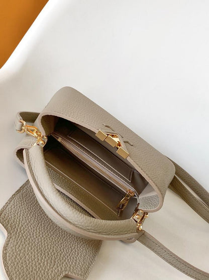 Classic Leather Top Handle Bag