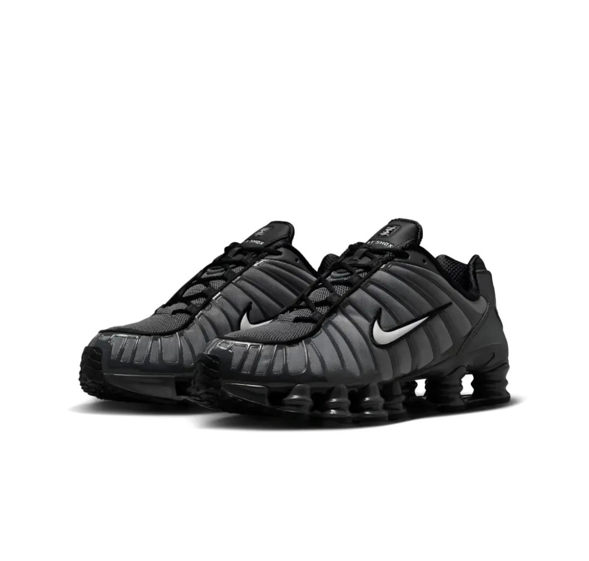 Nike Shox Grey Black - high-performance athletic footwear in Black with advanced cushioning