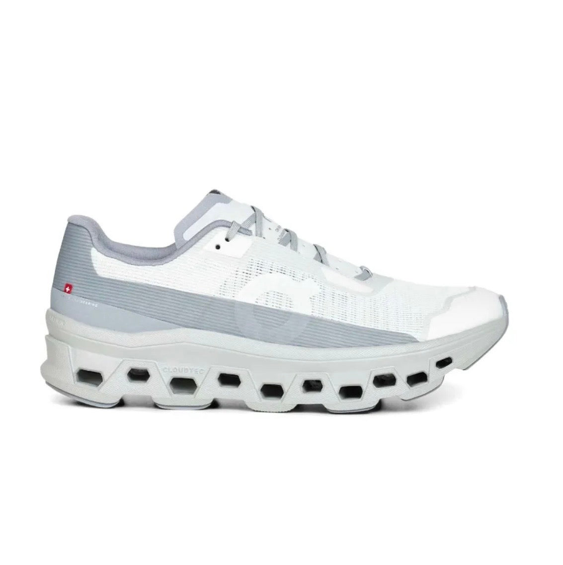 On Cloudmonster grey - high-performance athletic footwear in Grey with advanced cushioning
