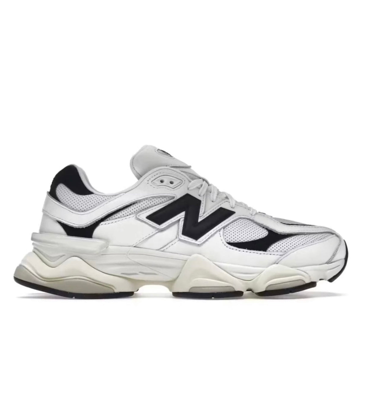 New Balance 9060 White Black - high-performance athletic footwear in Black with advanced cushioning