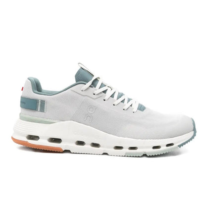 On Cloudnova Grey Green - high-performance athletic footwear in Green with advanced cushioning