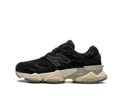 New Balance 9060 Suede black lace up - high-performance athletic footwear in Black with advanced cushioning