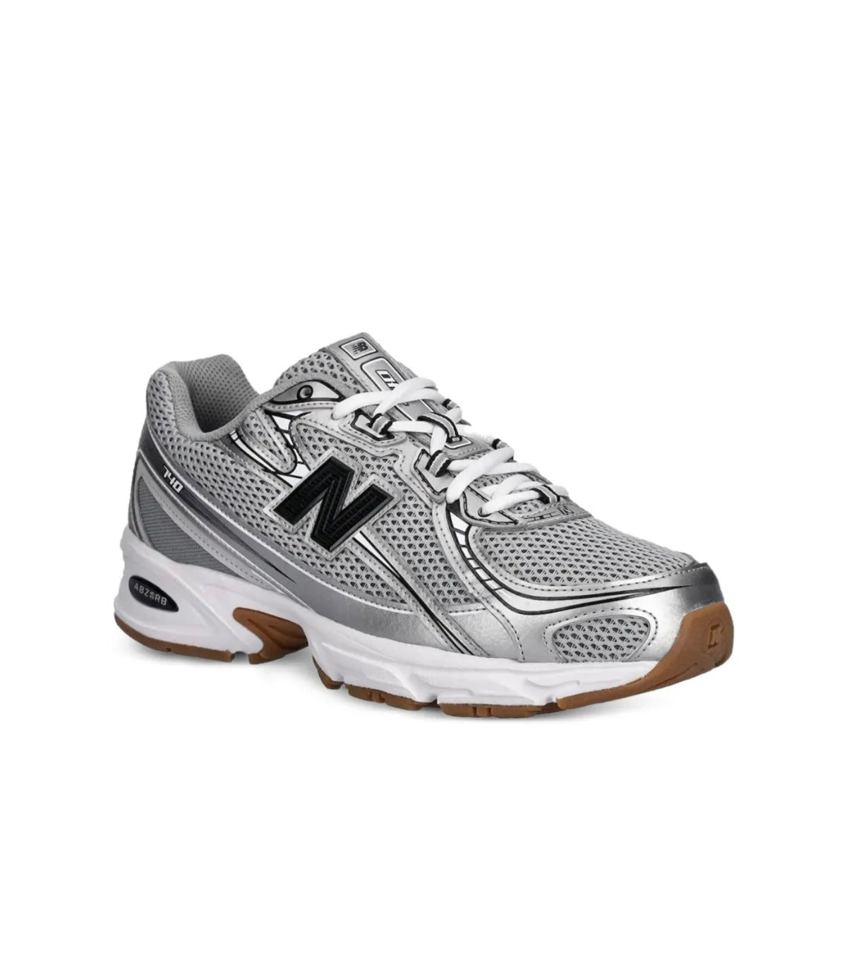 New Balance 740 Silver Black - high-performance athletic footwear in Black with advanced cushioning