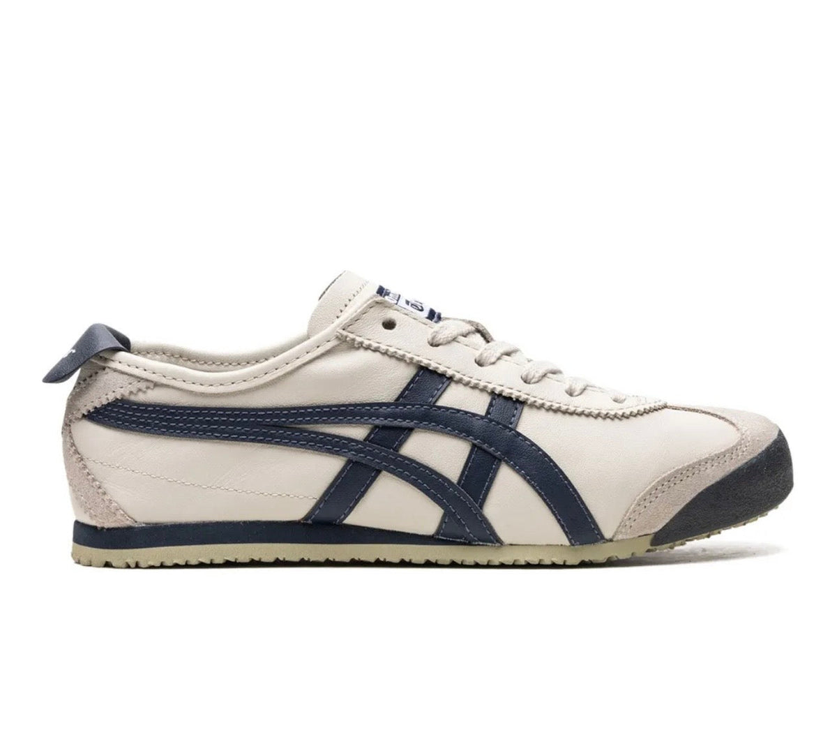 Onitsuka Tiger Mexico white navy blue high-performance athletic footwear Navy