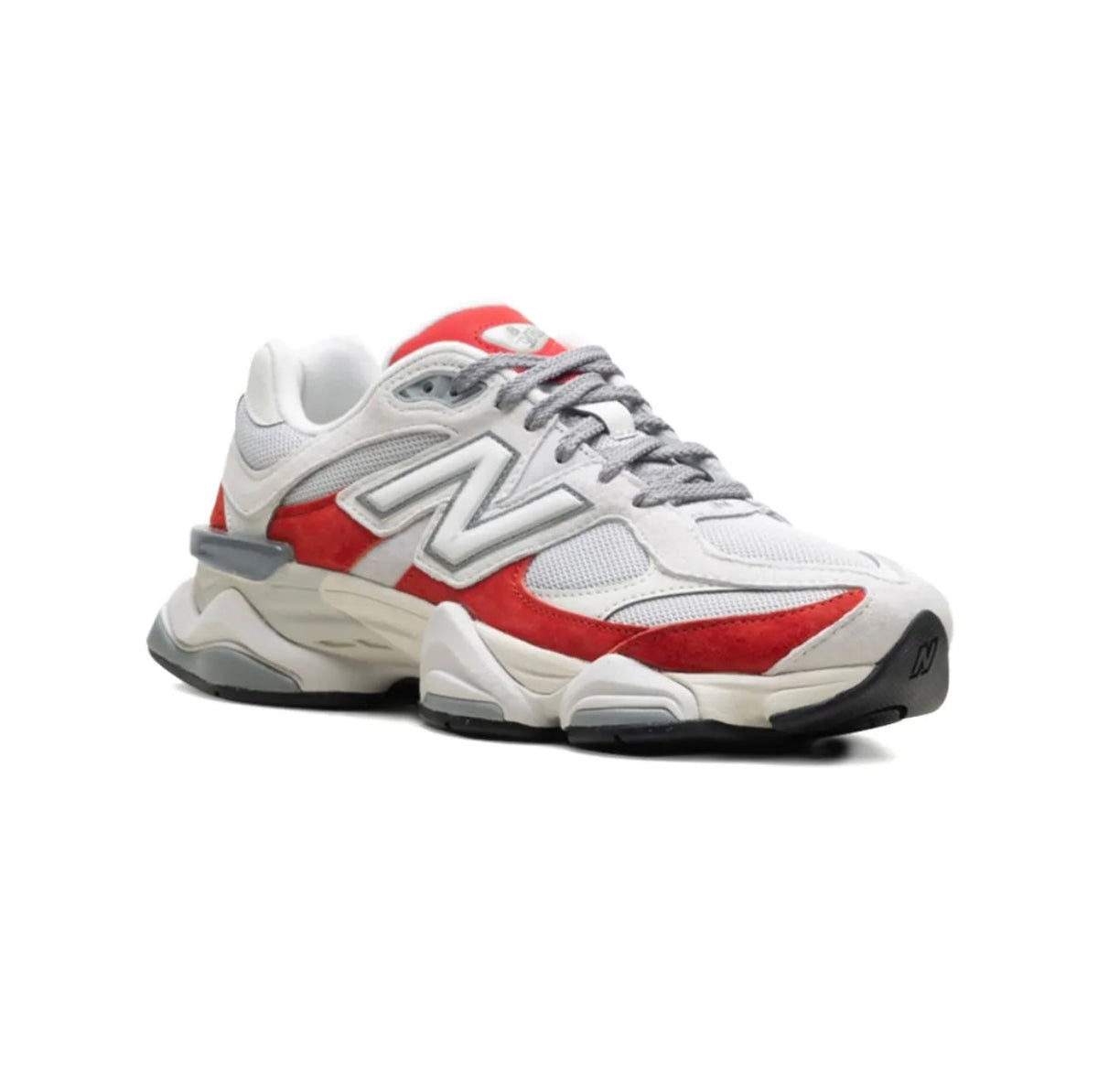 New Balance 9060 Gray Red - high-performance athletic footwear in Red with advanced cushioning