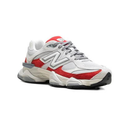 New Balance 9060 Gray Red - high-performance athletic footwear in Red with advanced cushioning