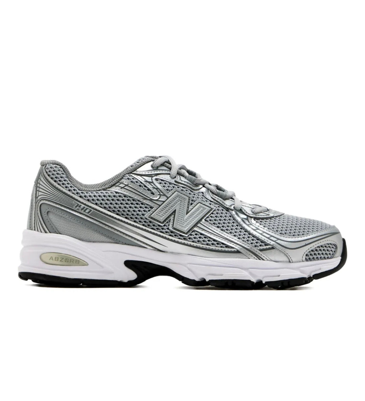 New Balance 740 Silver - high-performance athletic footwear in Silver with advanced cushioning
