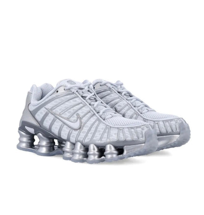 Nike Shox White Silver - high-performance athletic footwear in White with advanced cushioning