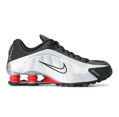 Nike Shox R4 Silver Black Red - high-performance athletic footwear in Black with advanced cushioning