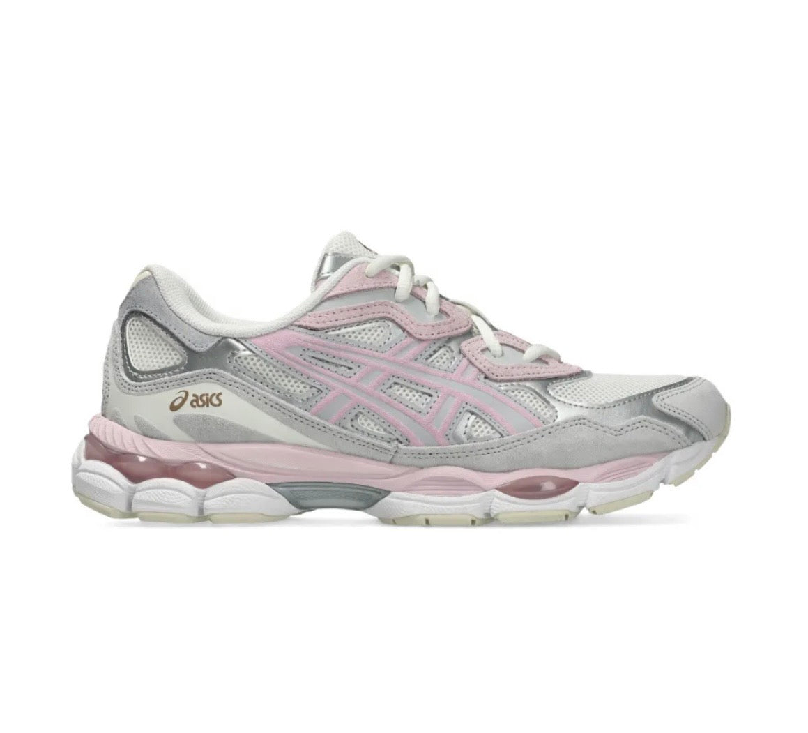 ASICS Gel NYC grey pink - high-performance athletic footwear in Pink with advanced cushioning