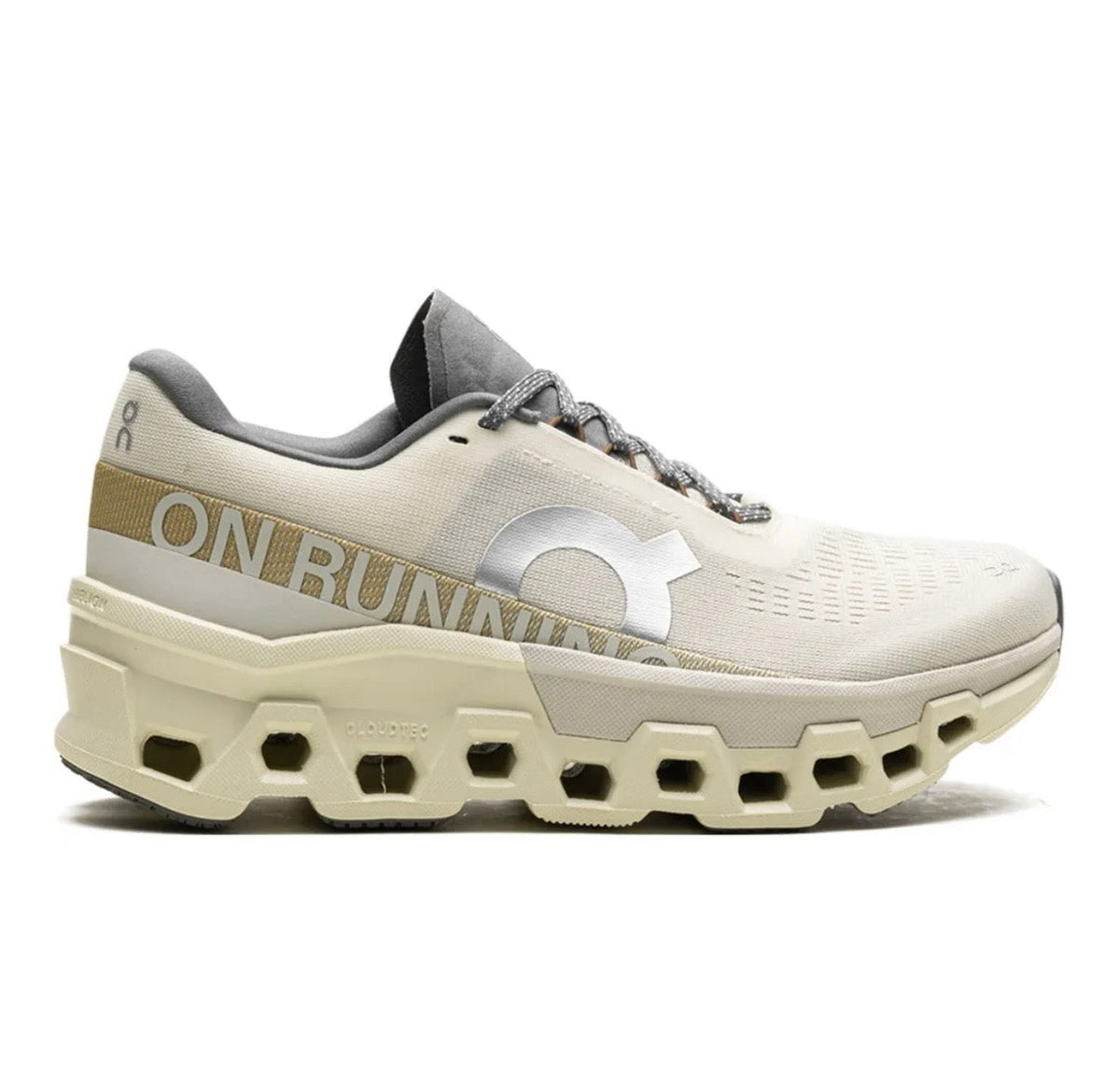 On Cloudmonster beige - high-performance athletic footwear in Beige with advanced cushioning