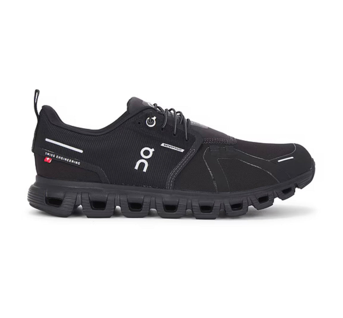 On Cloud 5.0 Black - high-performance athletic footwear in Black with advanced cushioning