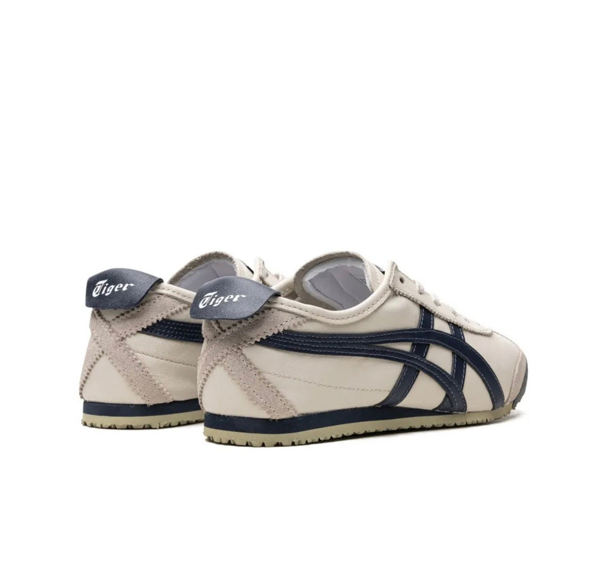 Onitsuka Tiger Mexico white navy high-performance athletic footwear Navy