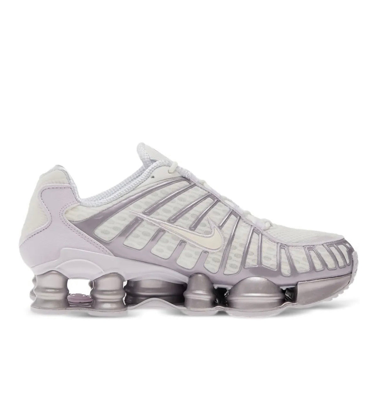 Nike Shox Silver Beige - high-performance athletic footwear in Silver with advanced cushioning