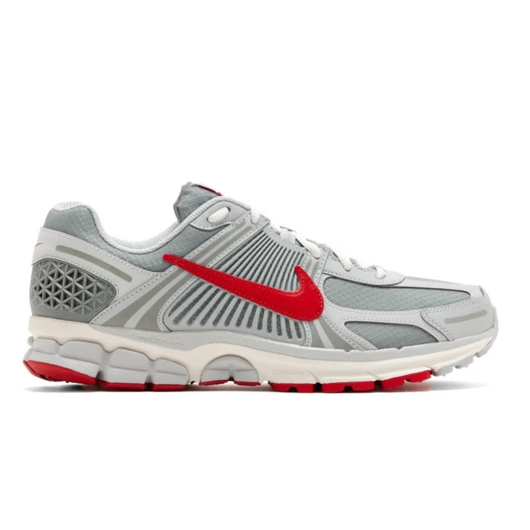 Nike Zoom Vomero 5 Grey Red - high-performance athletic footwear in Red with advanced cushioning