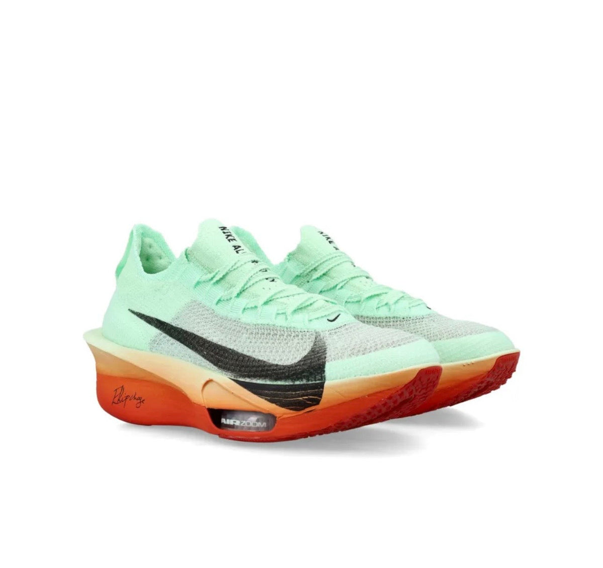Nike ZOOMX Vaporfly green orange - high-performance athletic footwear in Green with advanced cushioning