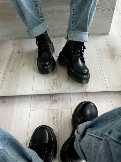 Doctor Martens Boots Platform Black - high-performance athletic footwear in Black with advanced cushioning