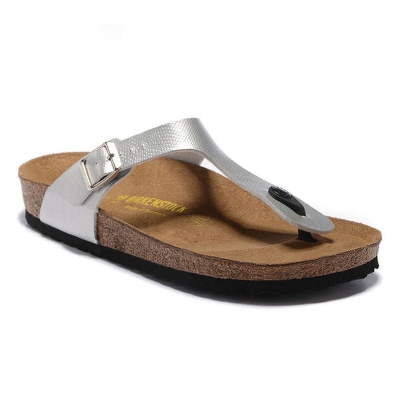 Birkenstock Gizeh Silver - high-performance athletic footwear in Silver with advanced cushioning