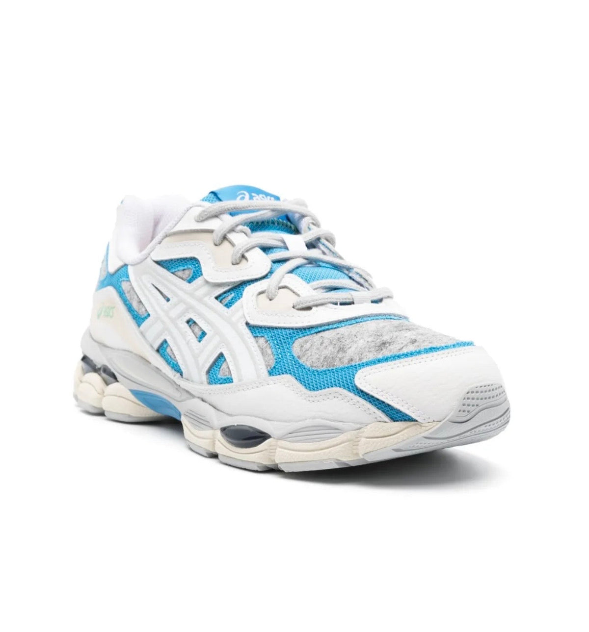 ASICS Gel NYC blue white - high-performance athletic footwear in White with advanced cushioning