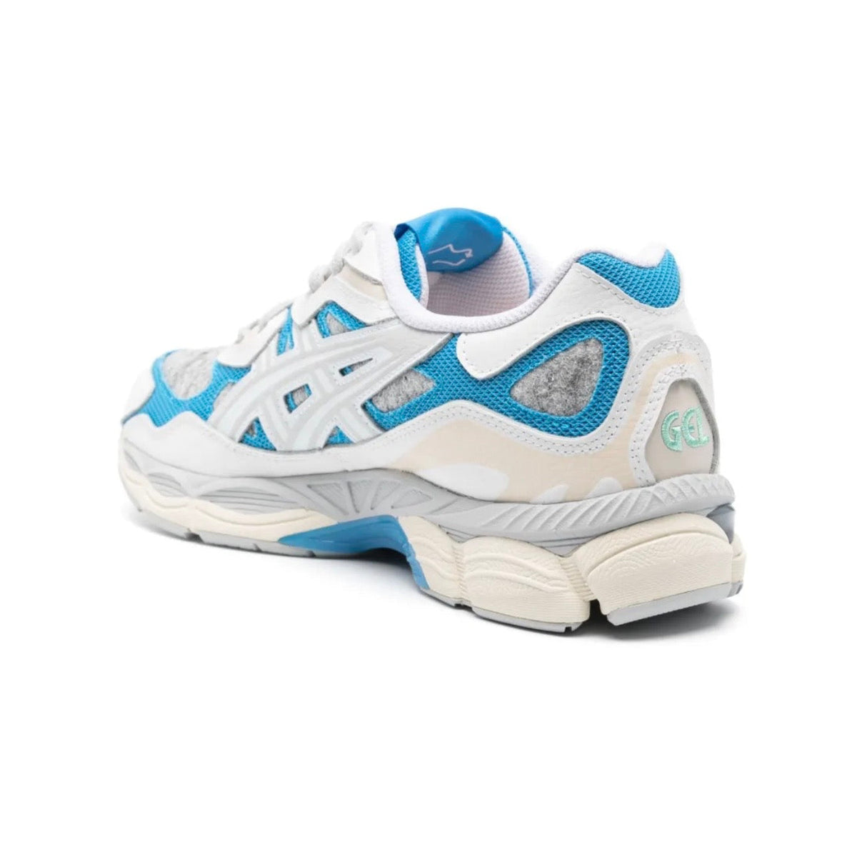 ASICS Gel NYC blue white - high-performance athletic footwear in White with advanced cushioning