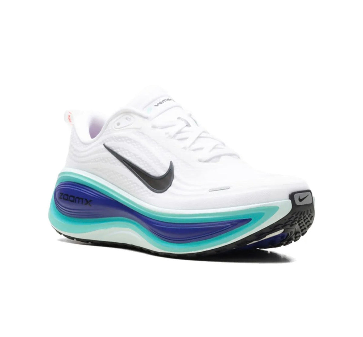 Nike Vomero Plus White Electric Blue - high-performance athletic footwear in White with advanced cushioning