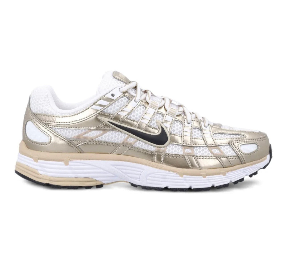 Nike P6000 White Metallic - high-performance athletic footwear in White with advanced cushioning