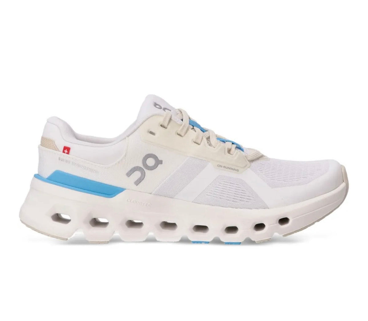On Cloudrunner 2 White Blue - high-performance athletic footwear in White with advanced cushioning