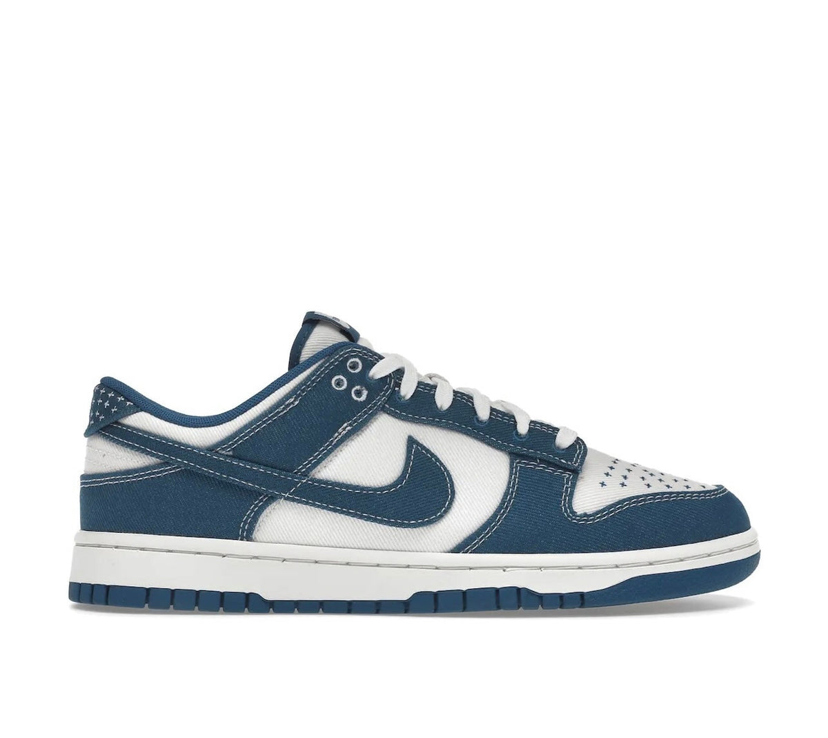 Nike Dunk Low Industrial Blue Sashiko high-performance athletic footwear Blue