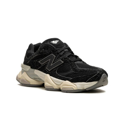 New Balance 9060 Suede black lace up - high-performance athletic footwear in Black with advanced cushioning