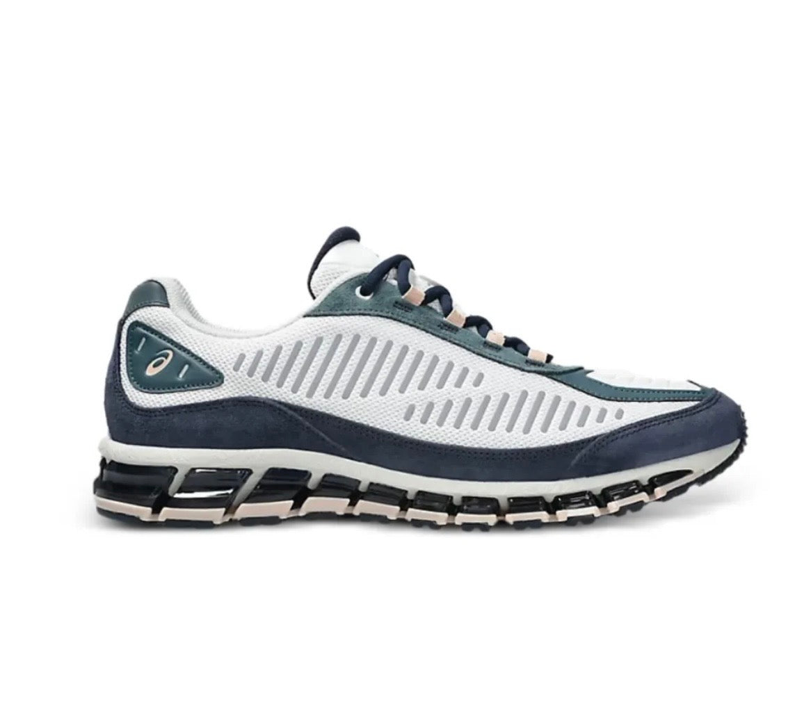 Asics GEL Quantum 360 amp white blue - high-performance athletic footwear in White with advanced cushioning