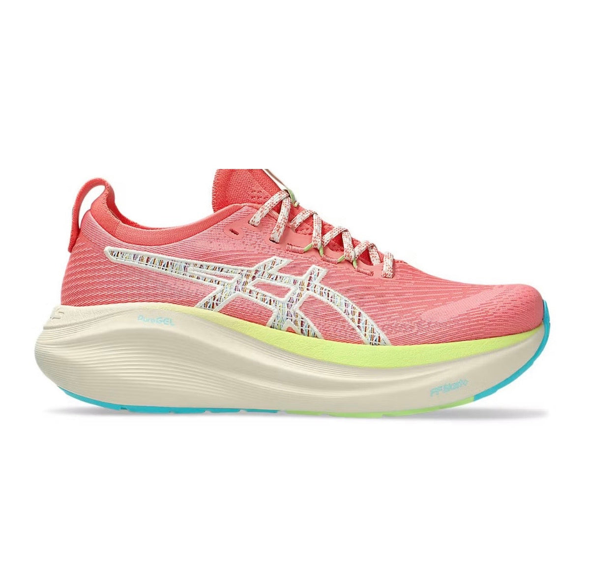 Asics Nimbus 27 Light Pink - high-performance athletic footwear in Pink with advanced cushioning