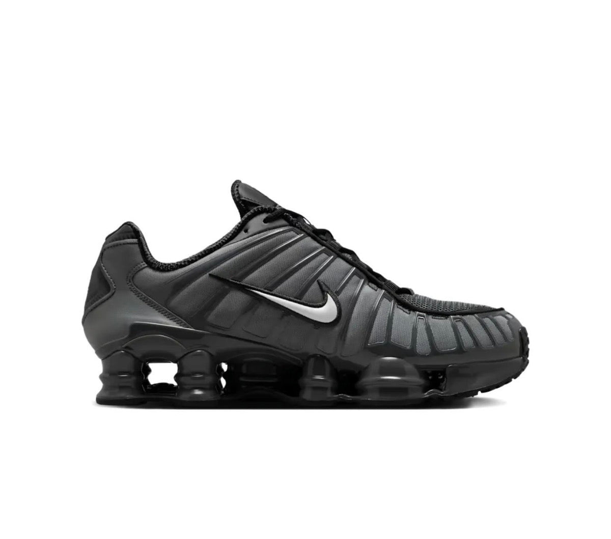 Nike Shox Grey Black - high-performance athletic footwear in Black with advanced cushioning
