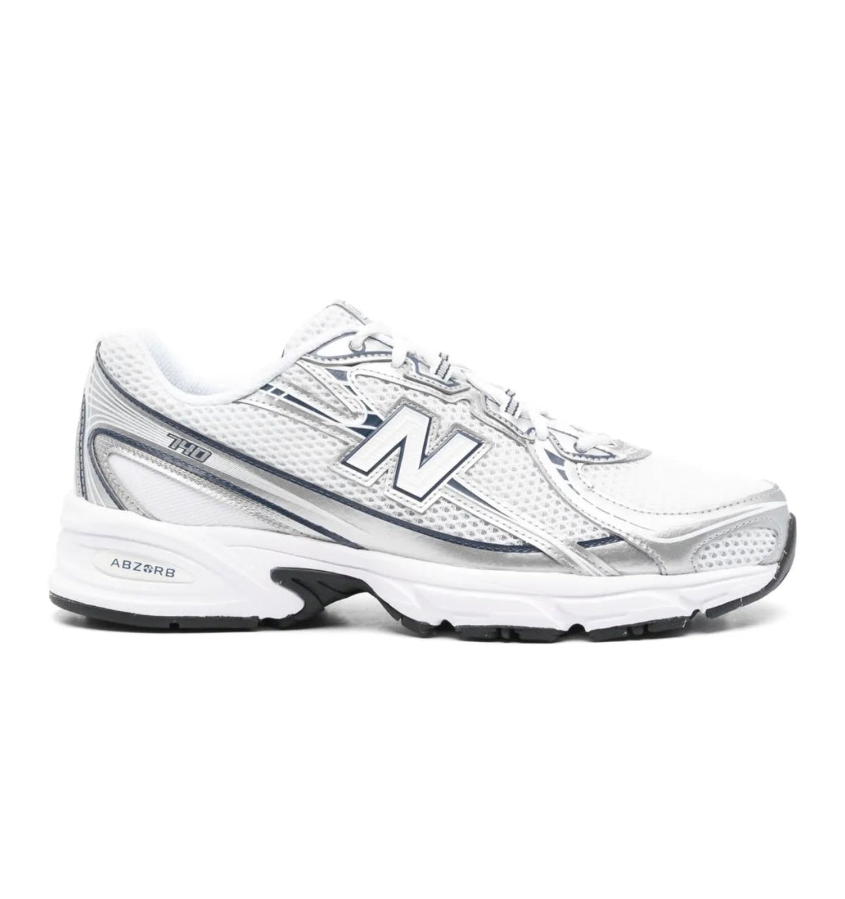 New Balance 740 White Silver