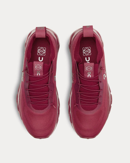 On Running x Loewe - Cloudtilt Beet Red Low Top Sneakers