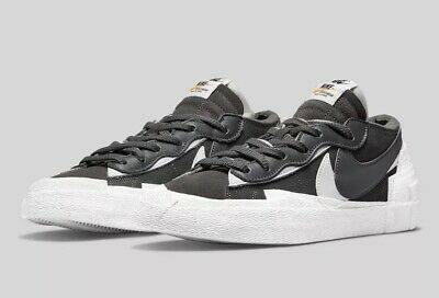 Nike Blazer Low Sacai Iron Grey - high-performance athletic footwear in Grey with advanced cushioning