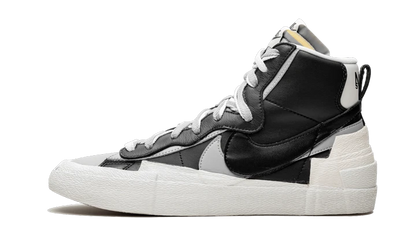 Nike Blazer Mid Sacai Black Grey high-performance athletic footwear Grey
