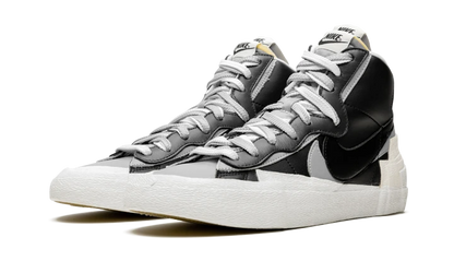Nike Blazer Mid Sacai Black Grey high-performance athletic footwear Grey