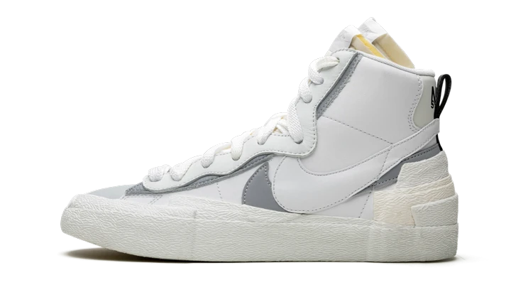 Nike Blazer Mid Sacai White Grey - high-performance athletic footwear in White with advanced cushioning
