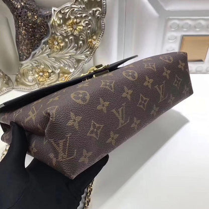 Elegant Gold Monogram Calfskin Crossbody Bag ??Limited Edition
