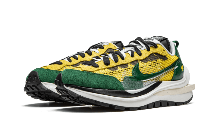 Nike Vaporwaffle Sacai Tour Yellow Stadium Green - high-performance athletic footwear in Green with advanced cushioning